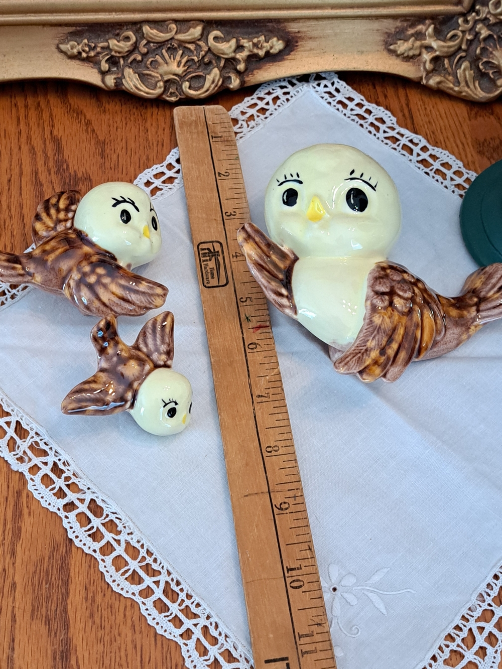 Vintage Ceramic Macramé  Bird Accents - ( See Description) - Picture 8 of 8